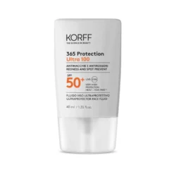 Korff 365 Protection - Ultra 100 Fluido Viso Ultraprotettivo SPF50+, 40ml