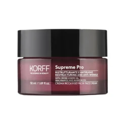 Korff Supreme Pro - Crema Ricca Viso Ristrutturante e Antirughe, 50ml