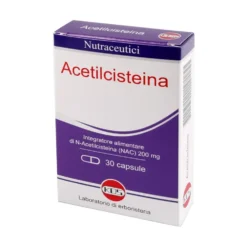 Kos Acetilcisteina - Integratore alimentare antiossidante e precursore del glutatione, 30 capsule