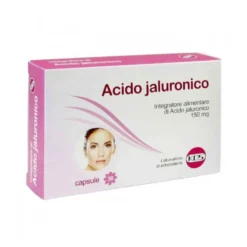 Kos Acido jaluronico - Integratore alimentare per articolazioni e contrasto delle rughe, 30 capsule