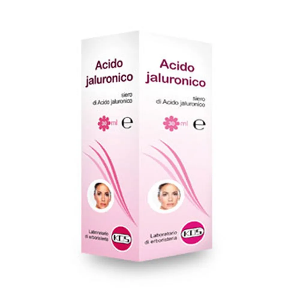Kos Acido Jaluronico - Siero viso ad azione umettante e lenitiva per la pelle secca, 30 ml