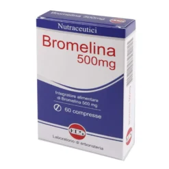 Kos Bromelina 500 mg - Integratore alimentare per il drenaggio e la cellulite, 60 compresse