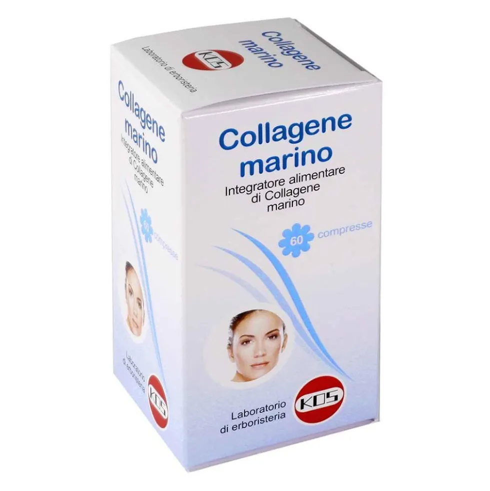 Kos Collagene Marino - Integratore alimentare antietà per la pelle, 60 compresse