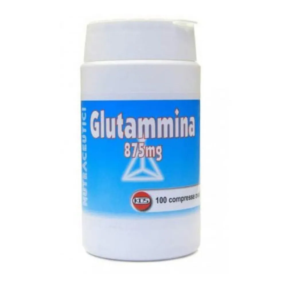 Kos Nutraceutici - Glutammina Integratore Alimentare, 100 Compresse