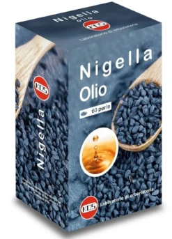 Kos Olio di Nigella - Integratore alimentare antiossidante per la pelle e i capelli, 60 perle