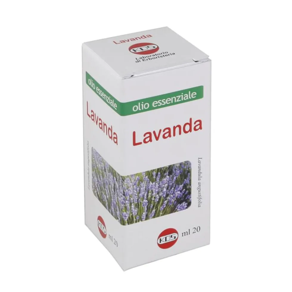 Kos Olio Essenziale alla Lavanda - Integratore alimentare per il rilassamento e il sonno, 20 ml