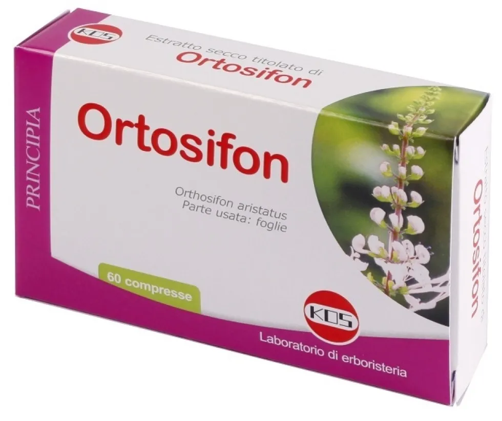 Kos Ortosifon Estratto Secco Integratore Benessere Urinario e Drenante, 60 Compresse