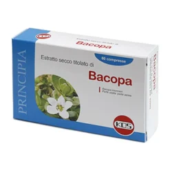 Kos Principia Bacopa - Integratore alimentare per la memoria e le funzioni cognitive, 60 compresse