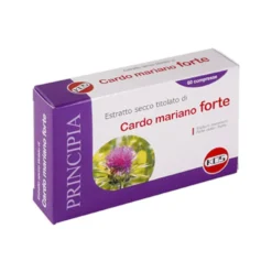Kos Principia Cardo Mariano Forte - Integratore alimentare per la funzione epatica, 60 compresse