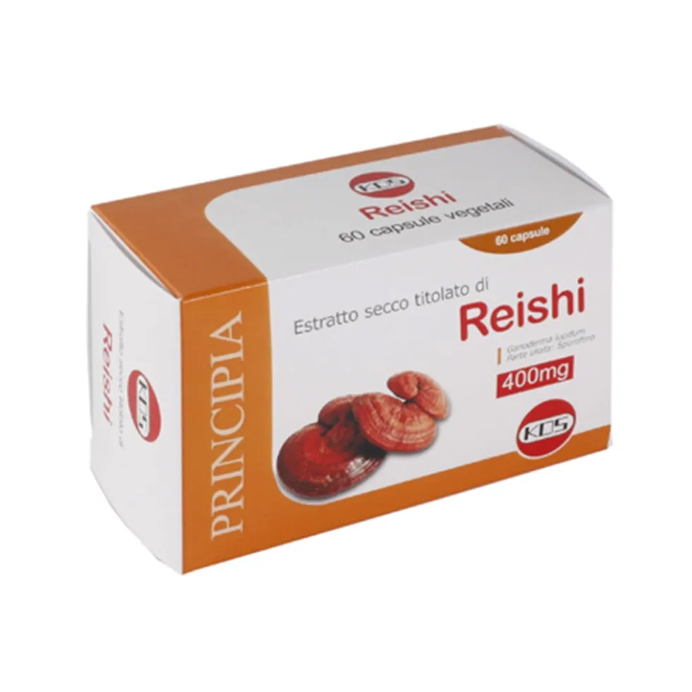 Kos Principia Reishi - Integratore alimentare per le difese dell'organismo, 60 capsule