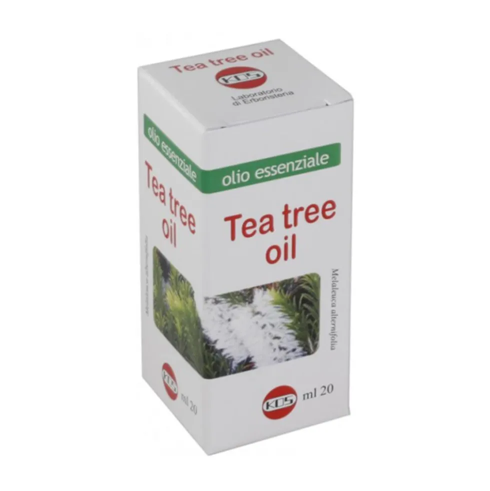 Kos Tea Tree - Olio essenziale per le prime vie respiratorie, 20 ml