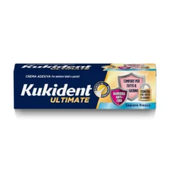 Kukident Ultimate Crema Adesiva per Dentiere Sapore Fresco, 57g