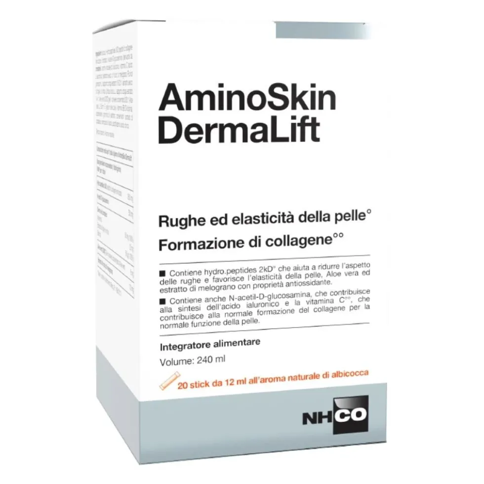 Laboratoires NHCO AminoSkin Dermalift Integratore Anti Età, 20 stick