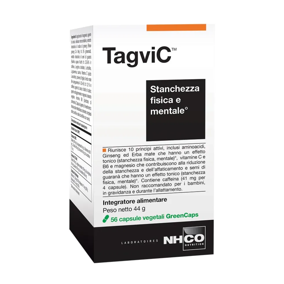 Laboratoires NHCO TagviC Integratore Stanchezza Fisica e Mentale, 56 capsule
