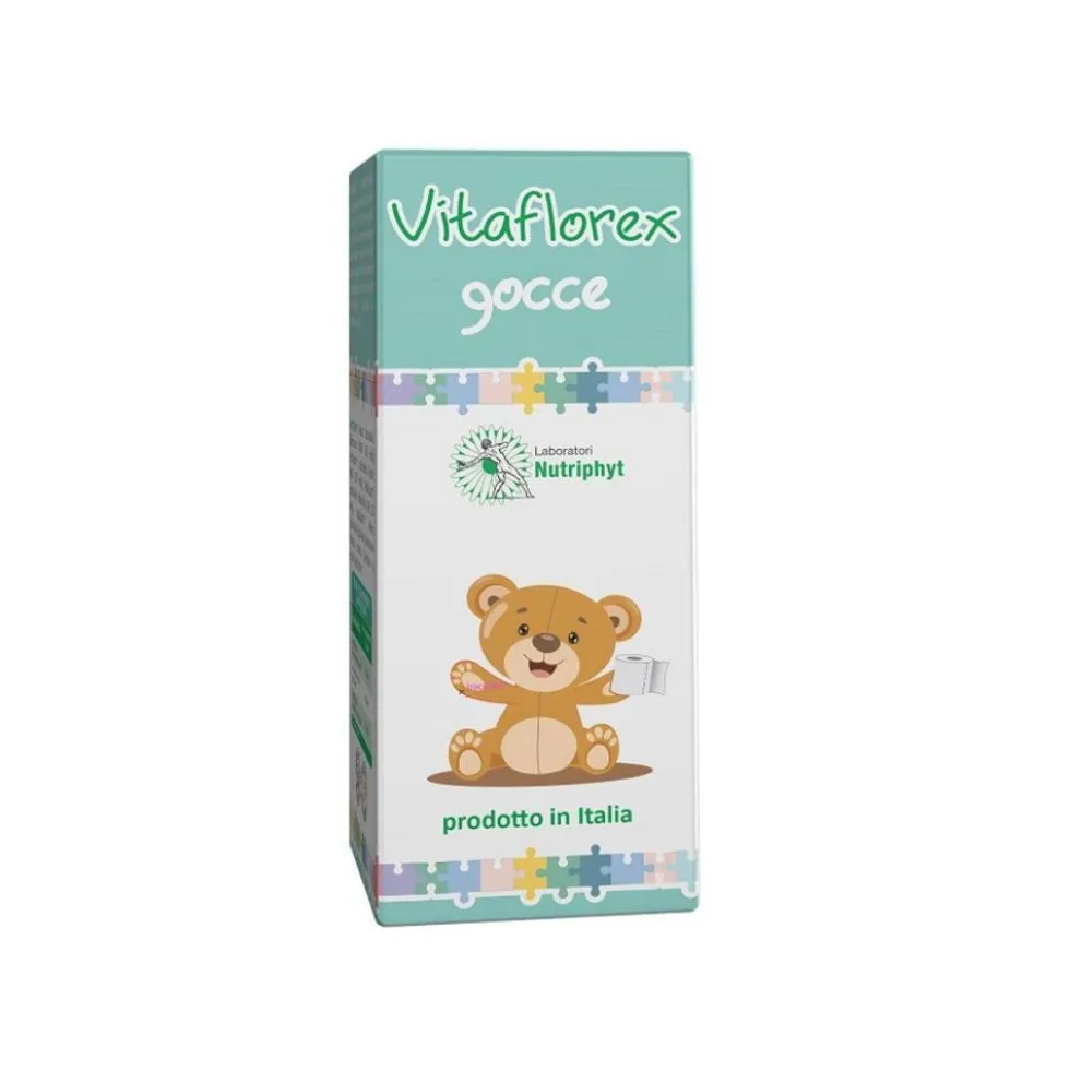 Laboratori Nutriphyt Vitaflorex - Integratore Alimentare in Gocce per Bambini, 5ml