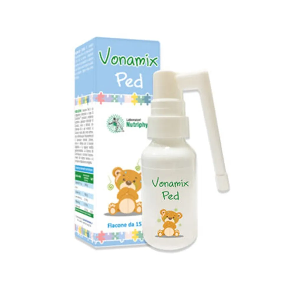 Laboratori Nutriphyt Vonamix Ped Spray Orale Antinausea per Bambini, 15ml