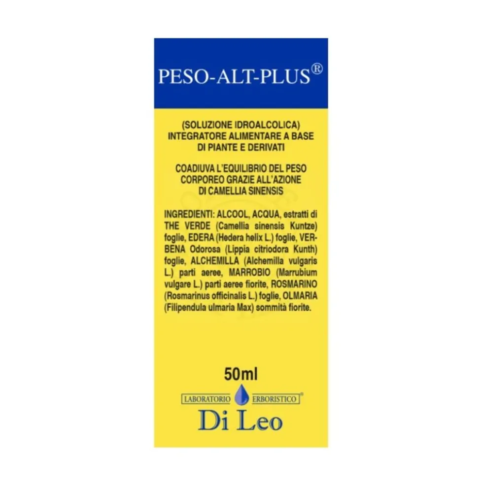 Laboratorio Erboristico Di Leo Peso-Alt-Plus Composto PVB 16, 50ml