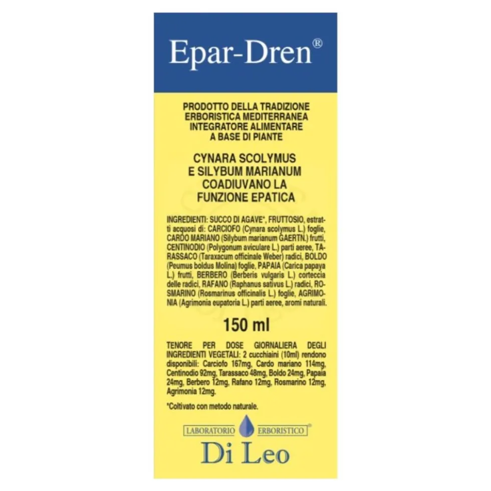 Laboratorio Erboristico Di Leo Epar Dren Benessere Fegato, 150ml