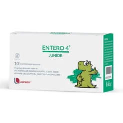 Laborest Entero 4 - Junior Integratore Flora Intestinale e Difesa, 10 Flaconcini