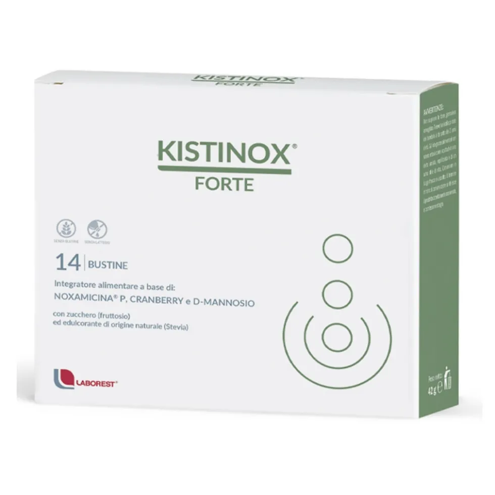 Laborest Kistinox Forte - Integratore alimentare per le vie urinarie, 14 bustine
