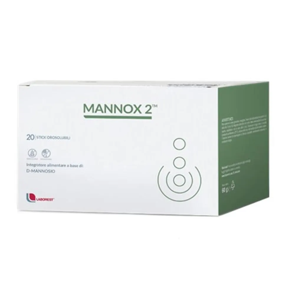 Laborest Mannox 2 Integratore Alimentare, 20 stick orosolubili