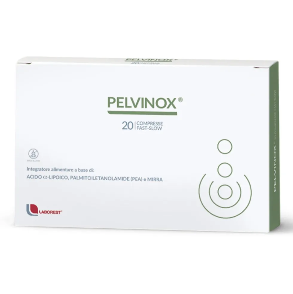 Laborest Pelvinox - Integratore per i disturbi dell'area pelvica, 20 compresse