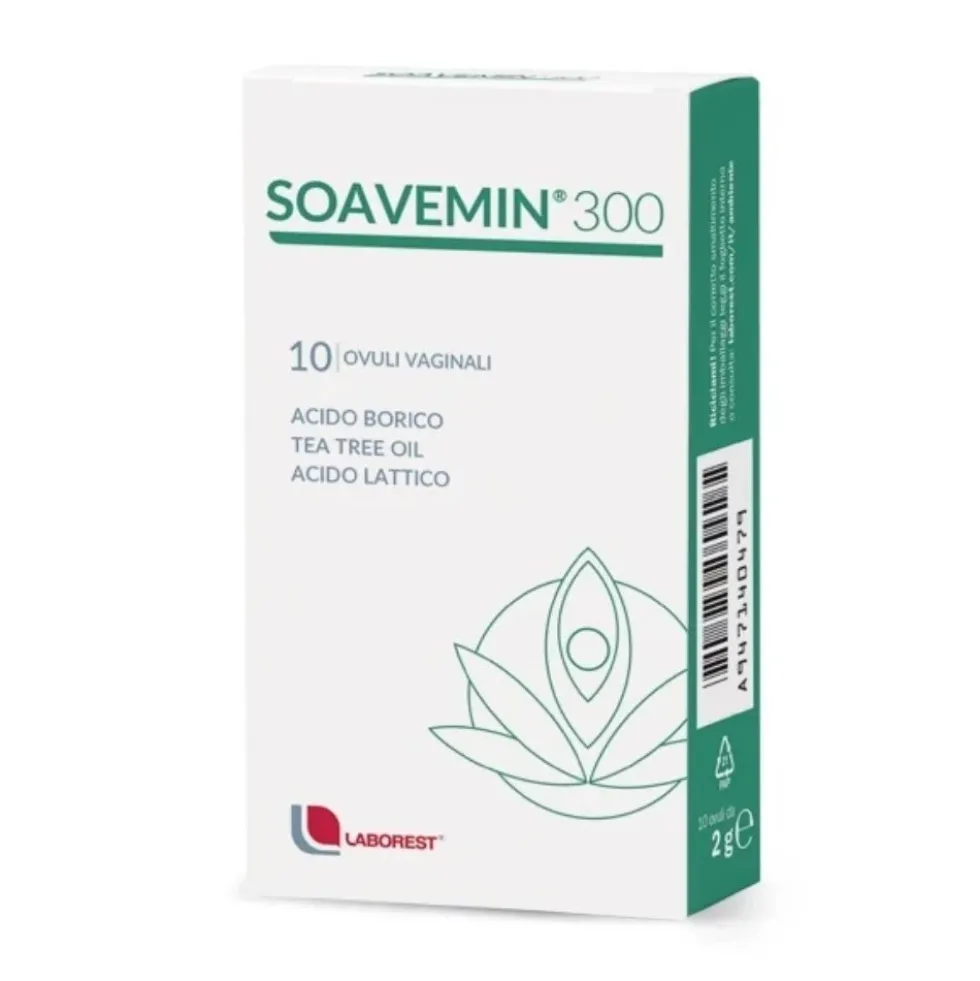 Laborest Soavemin 300 Ovuli Vaginali, 10 ovuli
