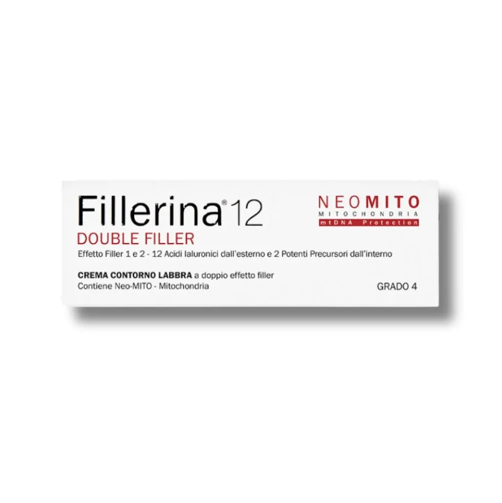 Labo Suisse Fillerina - 12 Double Filler Neo-MITO Crema Contorno Labbra Grado 4, 15ml