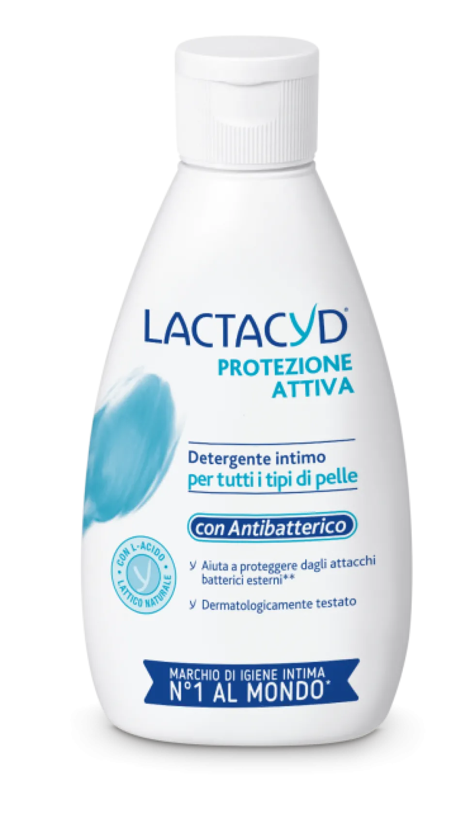 Lactacyd Protezione Attiva - Detergente intimo ad azione antibatterica, 300 ml