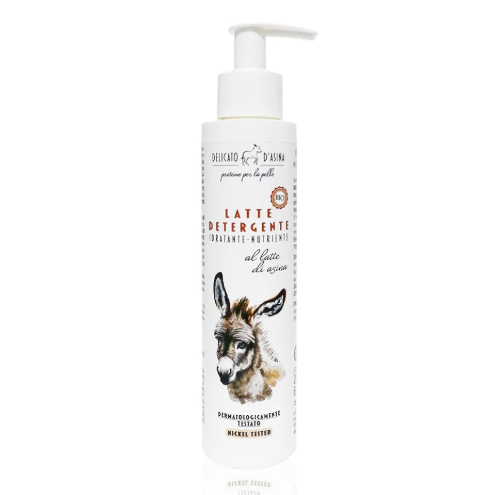 La Dispensa Delicato D'Asina - Latte Detergente Bio Idratante Nutriente, 200ml