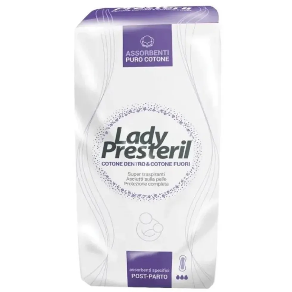 Lady Presteril Assorbente Post Parto, 20 assorbenti