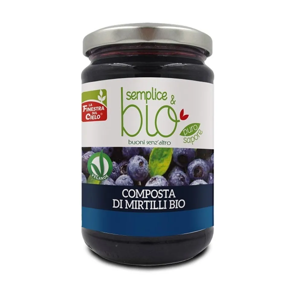 La Finestra sul Cielo Composta di Mirtilli Bio, 320g