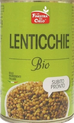 La Finestra sul Cielo Lenticchie Pronte Bio, 400 g