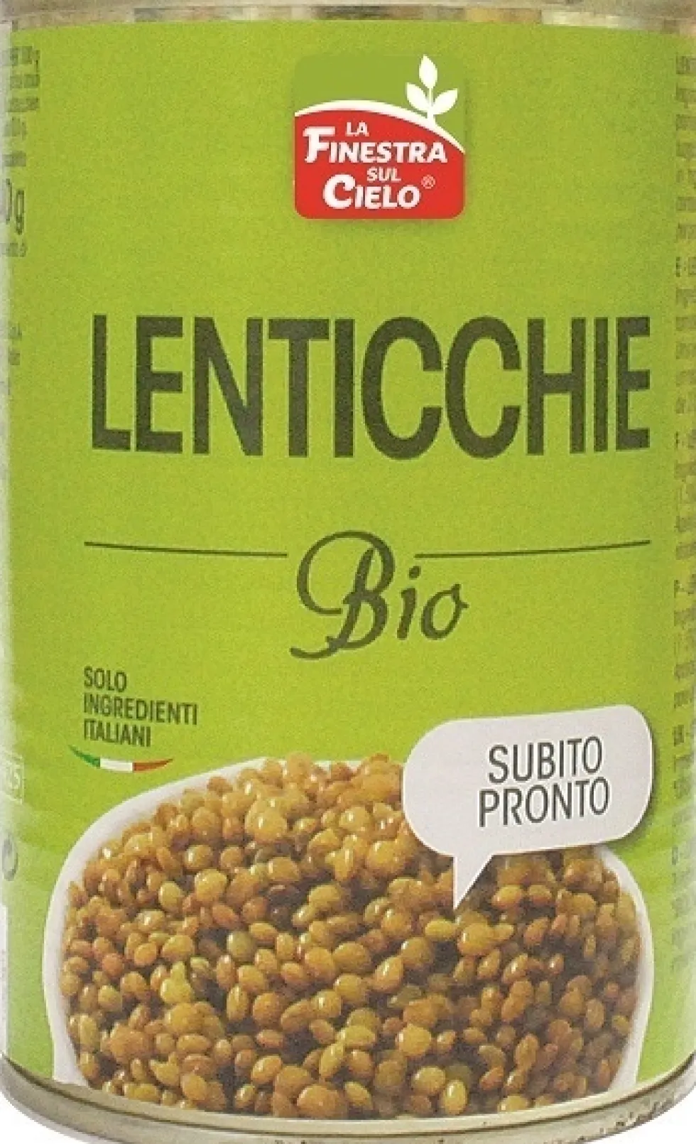 La Finestra sul Cielo Lenticchie Pronte Bio, 400 g