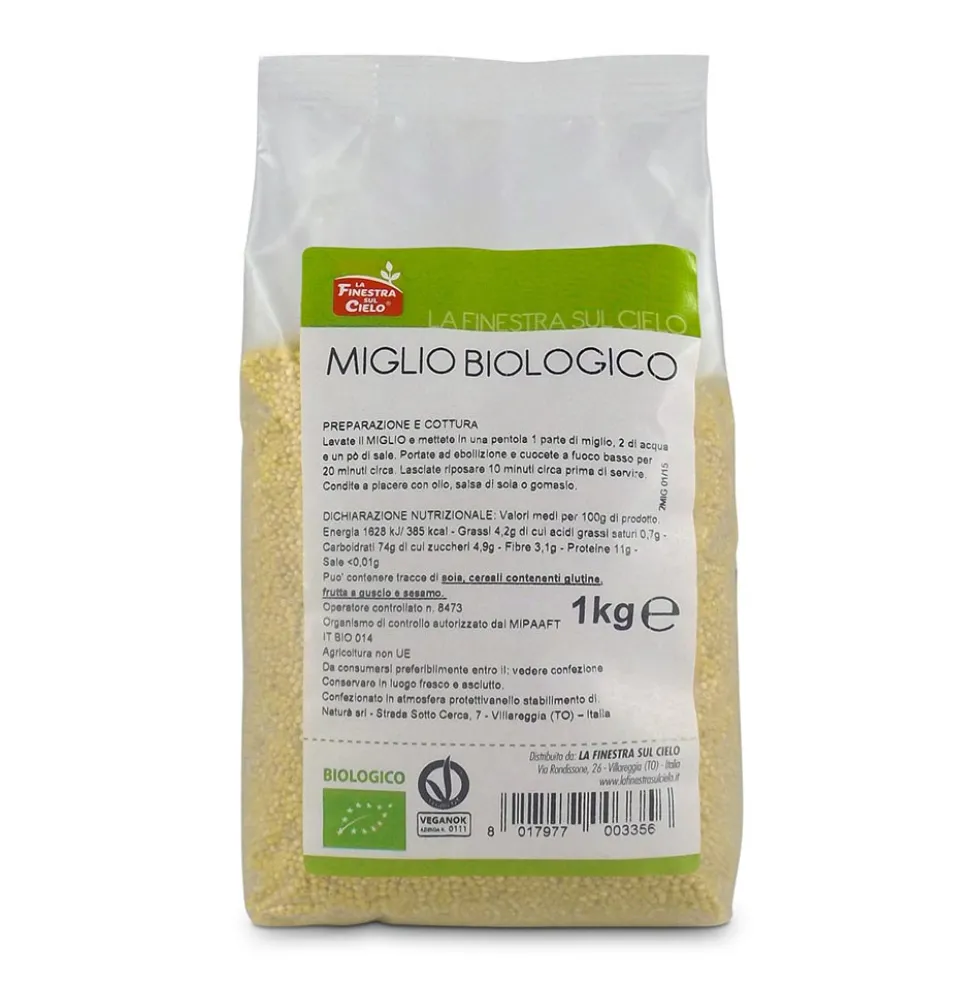 La Finestra Sul Cielo Miglio Decorticato Bio, 1Kg