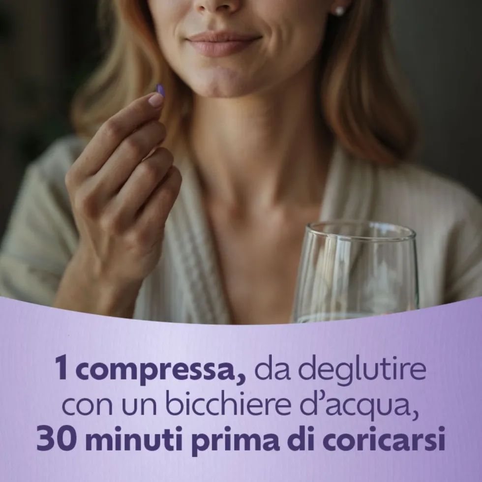 Laila Dormibene - Integratore alimentare per favorire il sonno e il rilassamento, 30 compresse