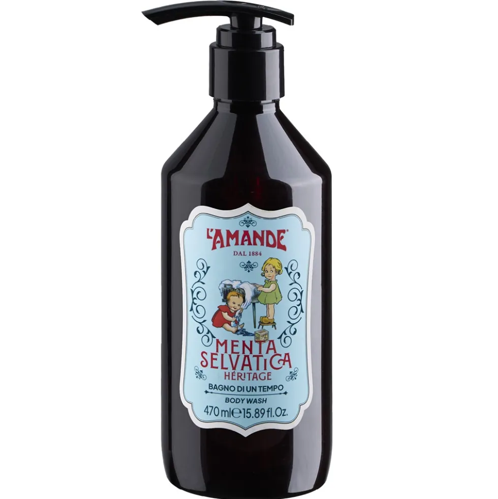 L'Amande Bagno di un Tempo Menta Bagnoschiuma, 470 ml