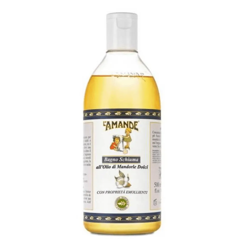 L'Amande Bagno Schiuma all'Olio di Mandorle Dolci, 500ml