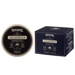 L'Amande Marseille Crema Corpo all'Olio di Mandorle Dolci emolliente per pelle secca, 200 ml