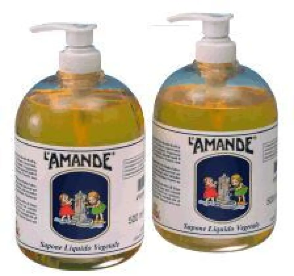 L'Amande Sapone Liquido Vegetale con Olii Essenziali, 500ml