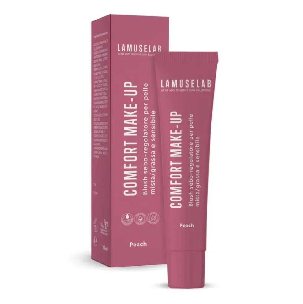 LaMuseLab Comfort Make Up - Blush Seboregolatore colore Pescato, 10ml