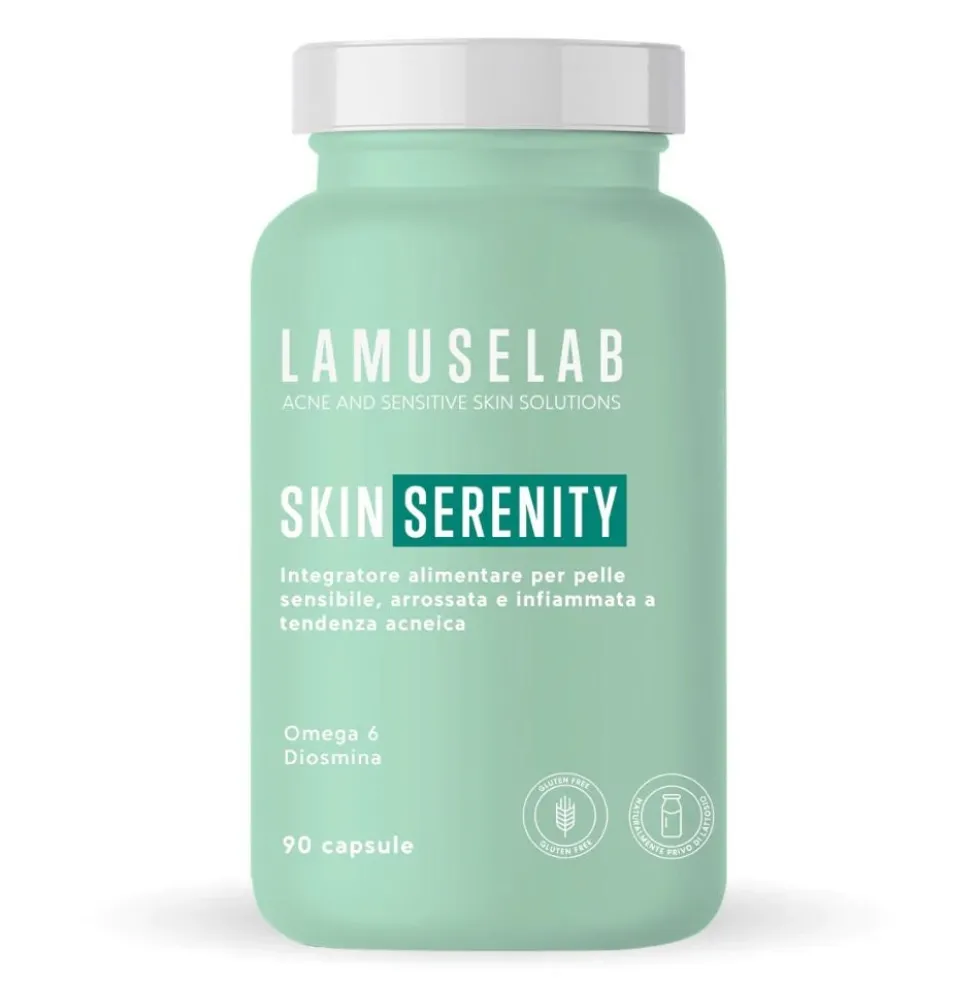 LaMuseLab Skin Serenity Integratore per Pelle Sensibile, 90 Capsule