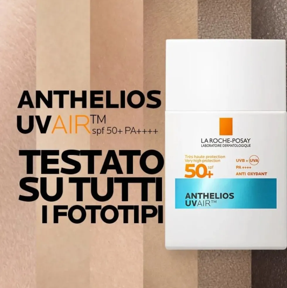 La Roche-Posay Anthelios - UVAir SPF50+ Protezione Solare Pelli Sensibili Leggera come l'Aria, 40ml