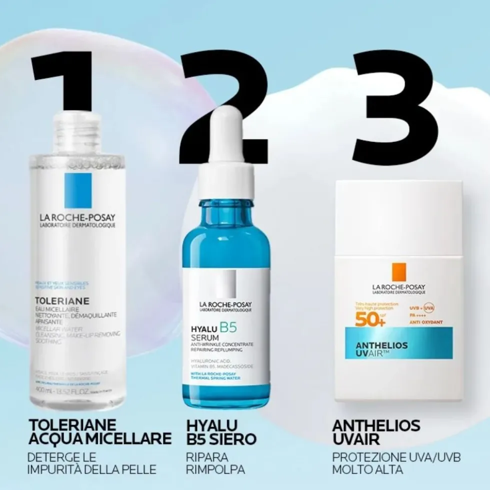 La Roche-Posay Anthelios - UVAir SPF50+ Protezione Solare Pelli Sensibili Leggera come l'Aria, 40ml