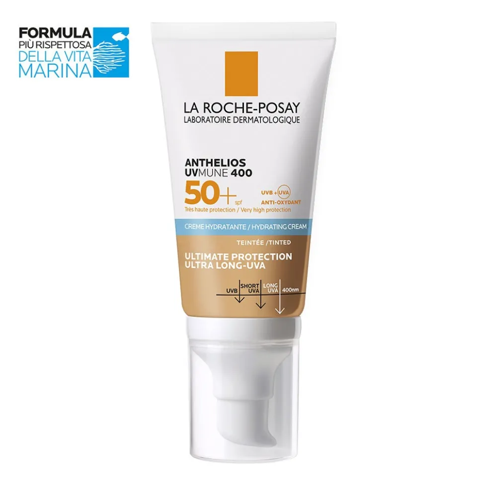 La Roche-Posay Anthelios - UVMune 400 Crema Idratante Colorata SPF50+, 50ml