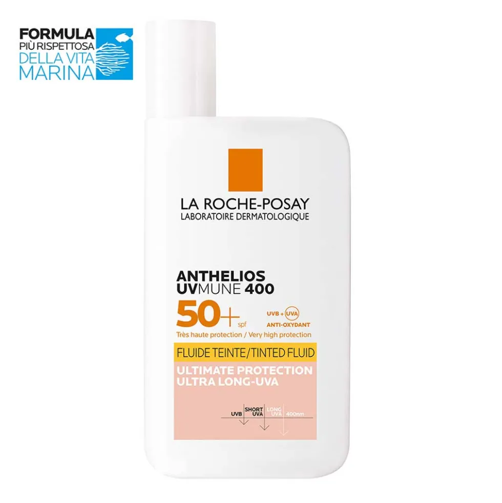 La Roche-Posay Anthelios - UVMune 400 Fluido Invisibile Colorato SPF50+, 50ml