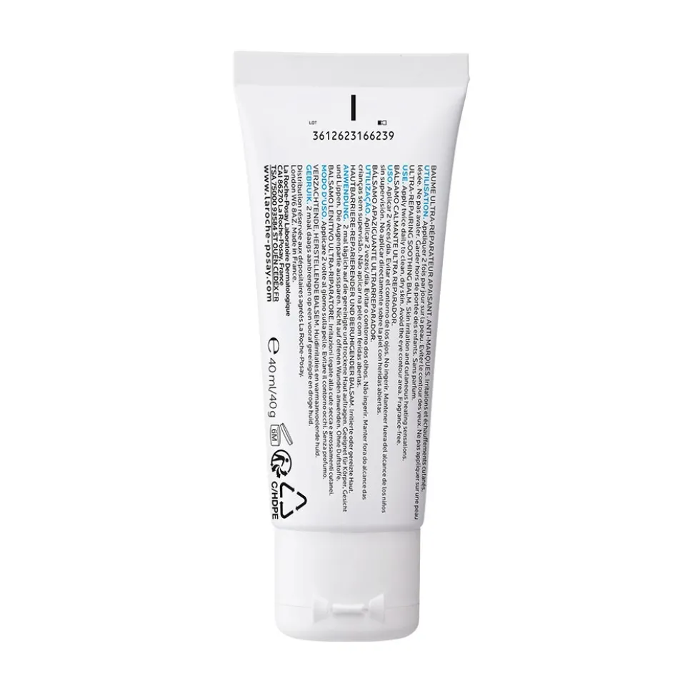 La Roche-Posay Cicaplast - Baume B5+ Balsamo Lenitivo Pelle Arrossata, 40ml