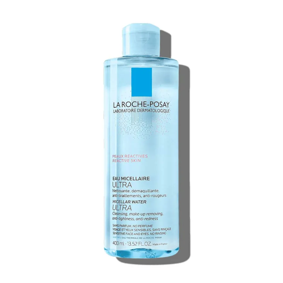 La Roche-Posay Detergente Viso Acqua Micellare per Pelle Reattiva, 400ml