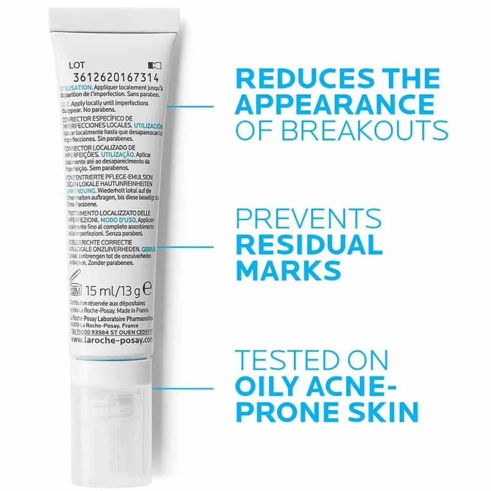 La Roche-Posay Effaclar - AI Crema Viso Anti-Imperfezione Localizzato, 15ml