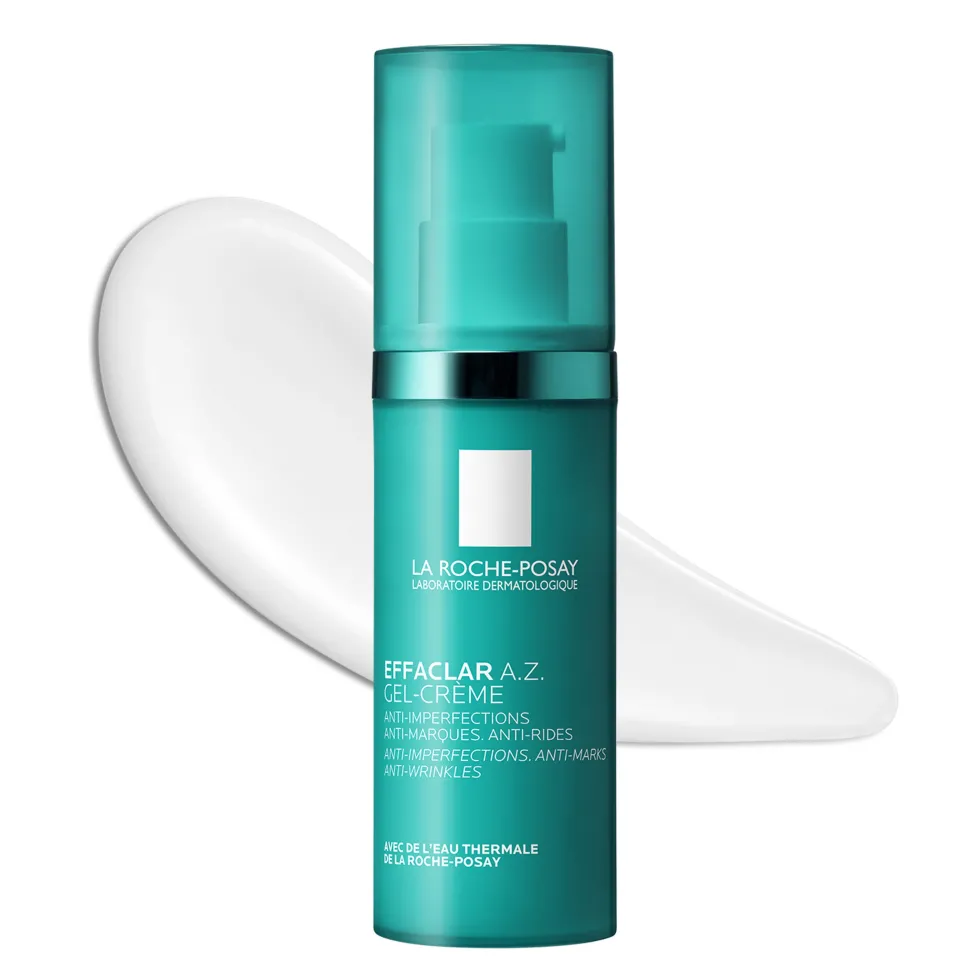 La Roche-Posay Effaclar - A.Z. Gel-Crema con Acido Azelaico Azione Anti-Imperfezioni Anti-Segni e Anti-Rughe, 40ml